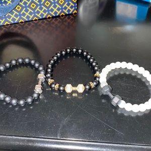 Dumbbell bracelets